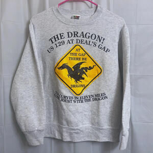 Deal's Gap North Carolina Dragon Motel & Motorcycle Campgrounds Sweatshirt Small